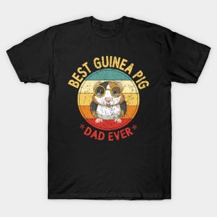Best Guinea Pig Dad Ever Shirt Funny Guinea Pig Daddy Father T-Shirt